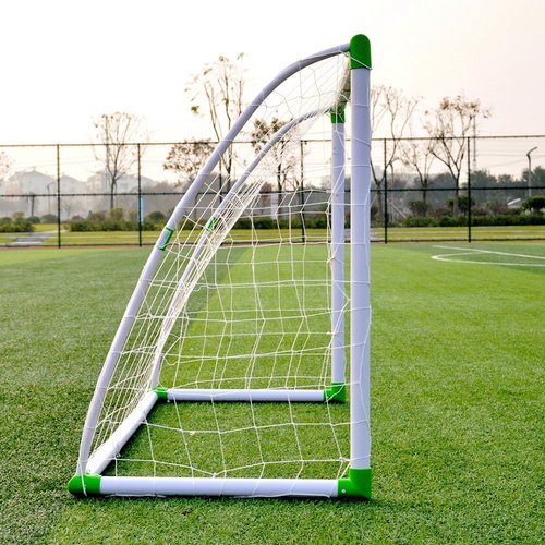 Ktaxon Soccer Goal 6x4/8x6 Portable Soccer Nets, Easy to Assemble PVC Frame, Design for Backyard Practice and Fun for Teens & Adults, Waterproof Outdoor Training Football Goals (6x4)