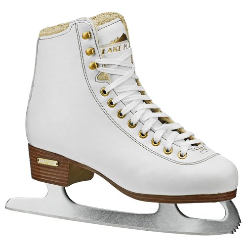 Lake Placid Alpine 900 Women's Traditional Figure Ice Skate White Size 8