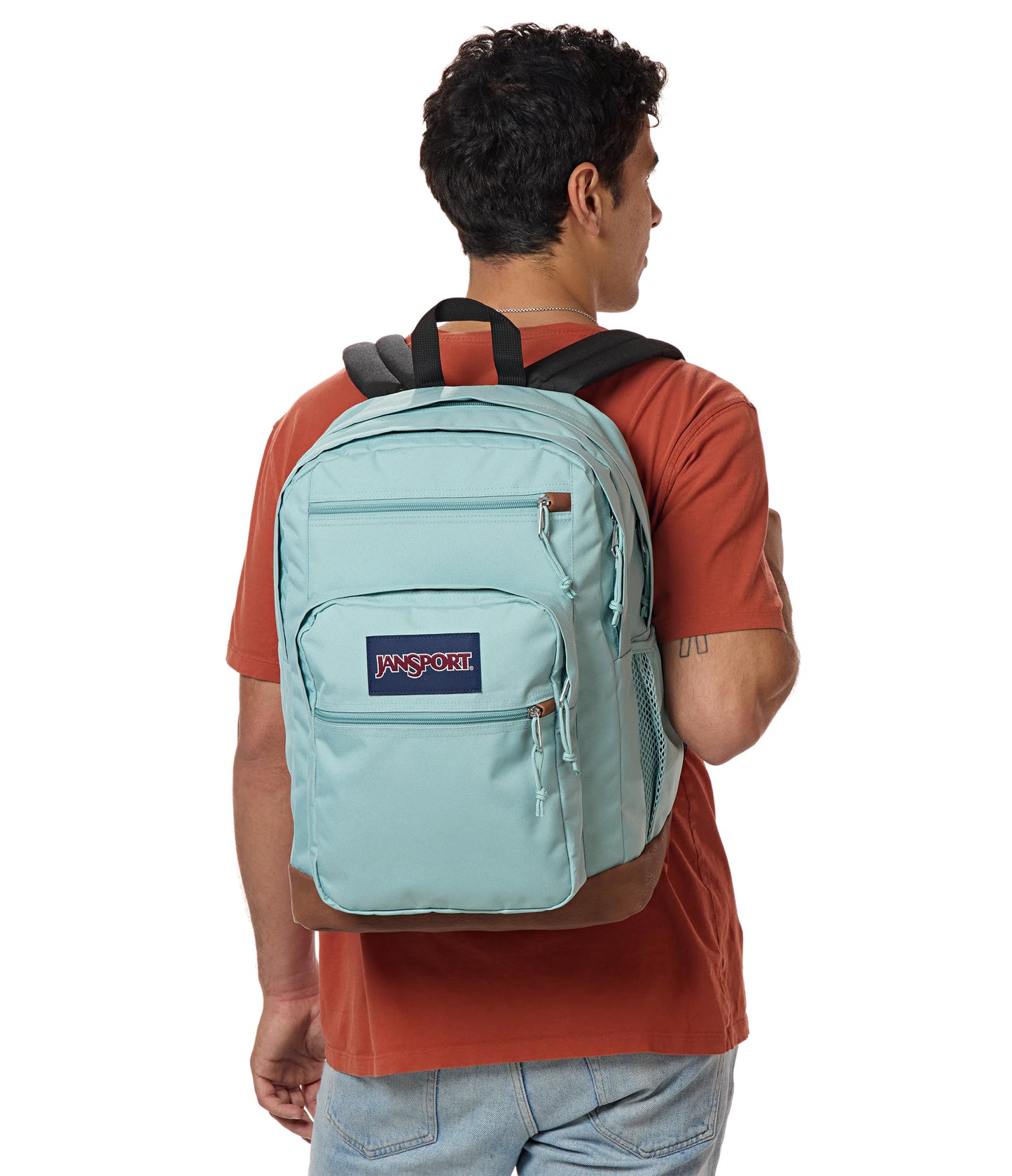 JanSport Cool Backpack with 15-inch Laptop Sleeve, Large Computer Bag Rucksack with 2 Compartments, Ergonomic Straps, Faded Sage