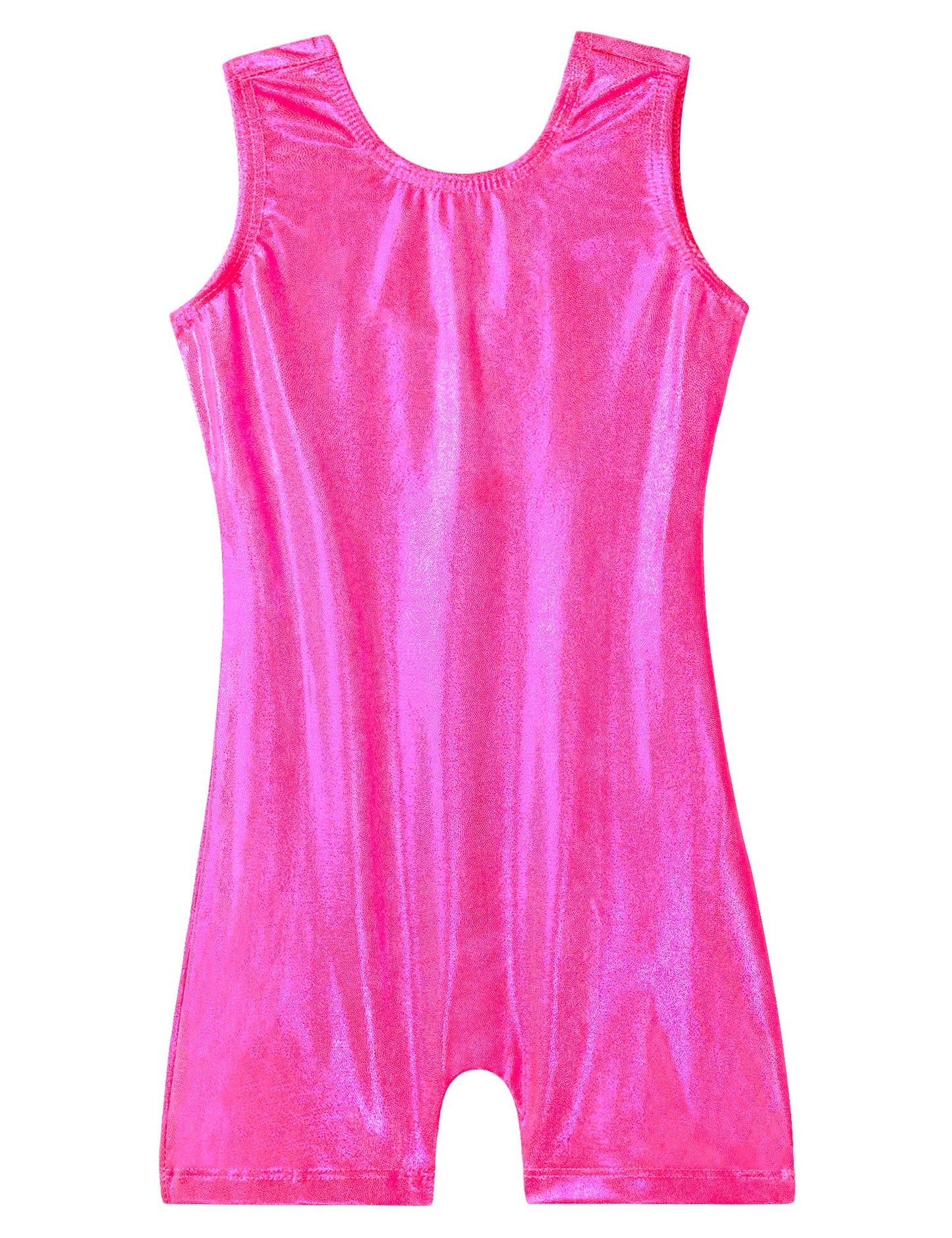 Domusgo Leotards for Girls Gymnastics 3t 4t Sparkly One-Piece Rose Unitards Athletic Biketards Sleeveless Tank Outfits