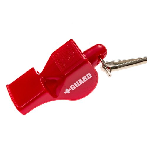 BLARIX Guard Whistle and Lanyard with Print (Red and Red)