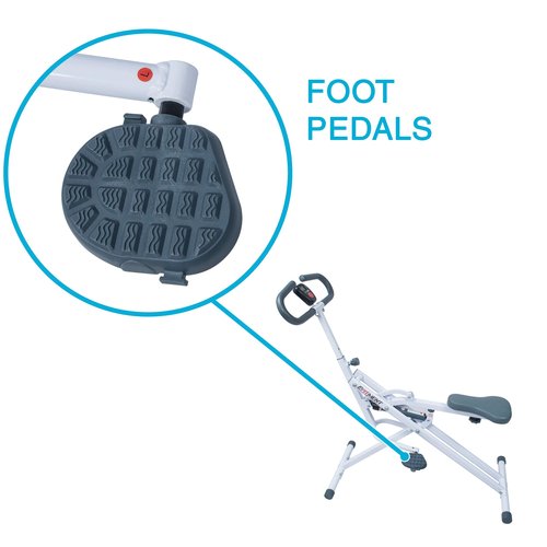 EFITMENT Rower-Ride Squat Machines for Home Exercise Trainer Total Body Abs and Glutes Butt Assist Upright Workout Rowing Machine - SA022