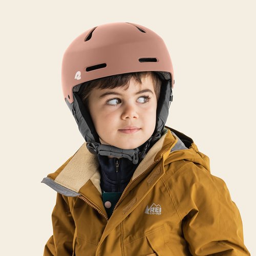 Retrospec Comstock Youth Ski & Snowboard Helmet for Kids - Durable ABS Shell, Protective EPS Foam & Cooling Vents - Adjustable Fit for Boys & Girls - Matte Rose, 48-51cm X-Small