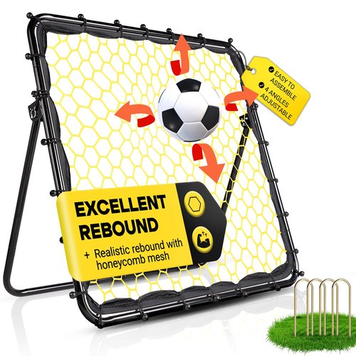 Happy Jump Portable Soccer Rebounder Net for Kids Soccer Training Practice