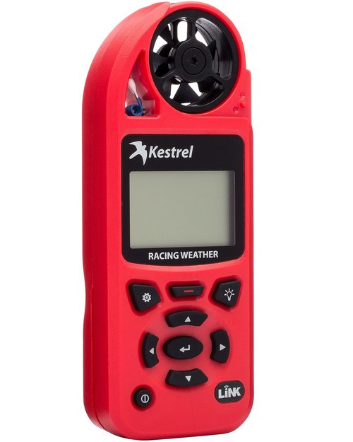 Kestrel 5100 Racing Weather Meter with Bluetooth Link Enabled, Red