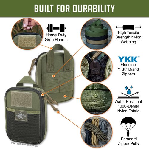 Maxpedition Medium Fatty Pocket Organizer (OD Green)