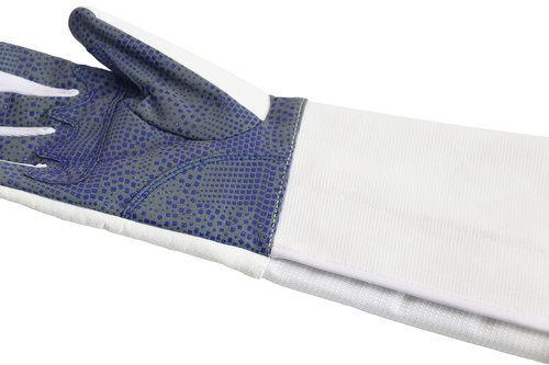 LEONARK Padded Fencing Gloves for Foil Epee and Saber - Leather Mitten for Fencing Match and Bout Practice -1 Pack (Right Hand, M)