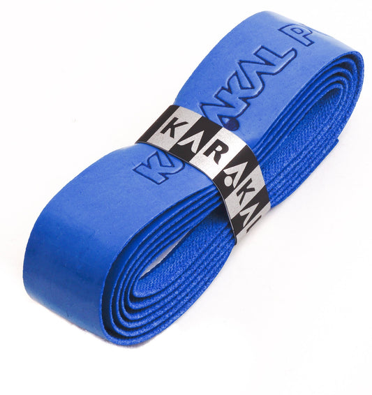 Karakal - PU Super Grip - Self-Adhesive Grip Tape for Badminton, Squash, Tennis, Hockey Stick or Ice Hockey Stick – Pack of 5 or 24 – Assorted Colours, Blue - Cobalt Blue, Grip 1