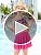 Girls Swimsuit 3-Piece Bathing Suit Set - Watermelon, 7-8 Years