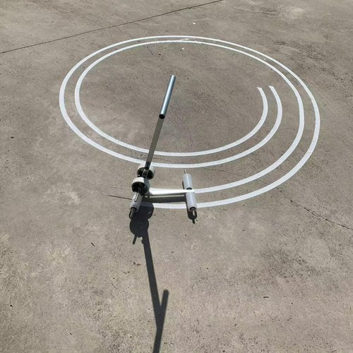 Lightweight Sports Field Marking Machine, Bend-free Court Marking Machine with Rollers, Concrete Floor Line Formwork Kits for Parking Lots, Basketball Courts and Tennis Courts