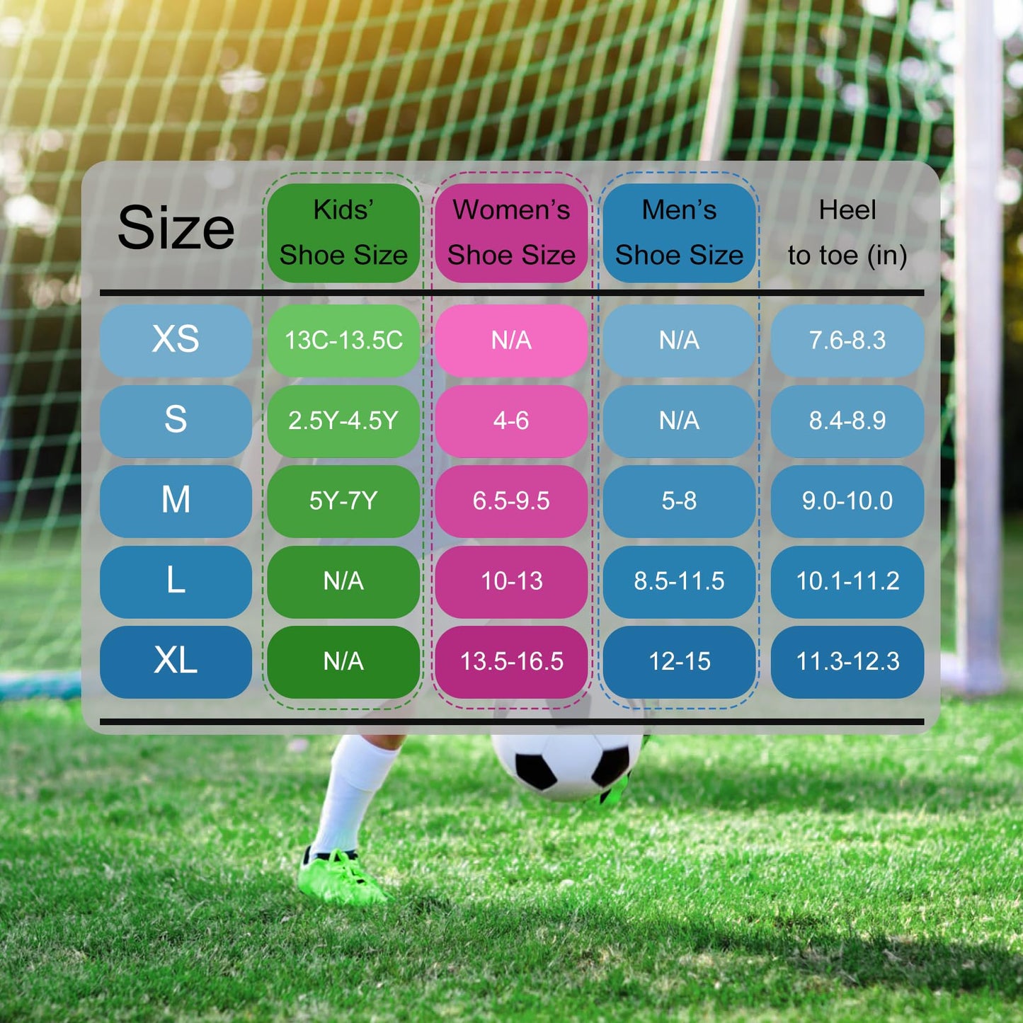 CWVLC Youth Soccer Socks 3 Pairs Girls Boys Rugby Sport Team Athletic Knee High Long Tube Cotton Compression Socks Blue Medium (5Y-7Y Youth/6-10 Women)