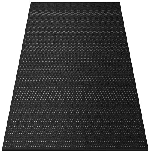 Fitvids 6 ft. x 4 ft., 3/4" Thick Heavy Duty Thick Real Rubber Mat Exercise Equipment Floor Mat for Carpets, Hardwood Floors, etc., Protect Your Floor and Machinery