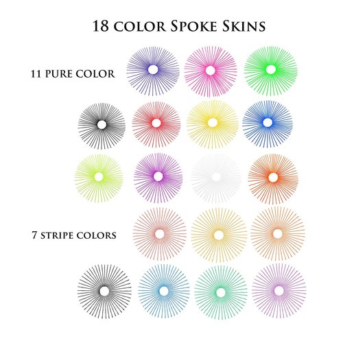 72Pcs Universal Spoke Skins Covers，Wheel Spoke Wraps Skins Pipe Trim Decoration Protector For Motorcycle Dirt Bike Yamaha Honda BMW Suzuki Kawasaki(white)