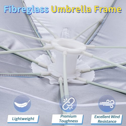 LZEXIN Baby Beach Tent, Pop Up Portable Sun Shade Tent, Lightweight Waterproof UV Protection Beach Sun Shelter with Storage Bag for Baby Beaches, Yard, Picnic, Garden(Shark-Blue)