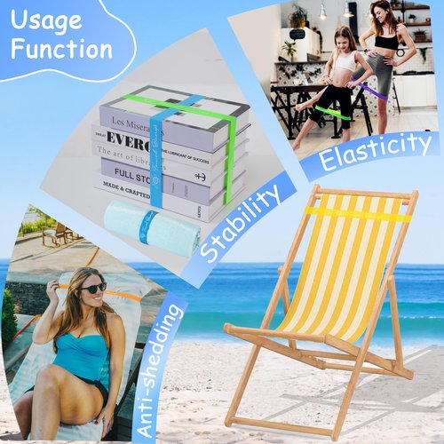 Towel Band for Beach Pool Lounge Chair Strap Clip Carnival Cruise Ship Essentials Summer Vacation