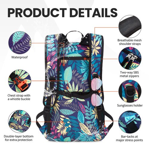 Venture Pal 40L Lightweight Packable Travel Hiking Backpack Daypack