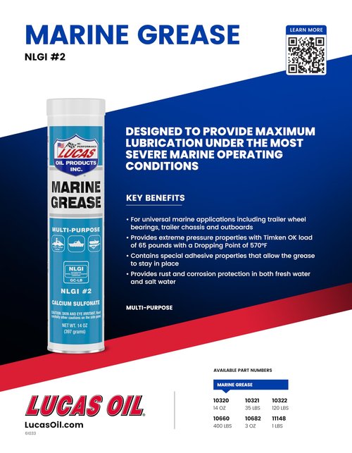 Lucas Oil 10320 Marine Grease - 14 Ounce