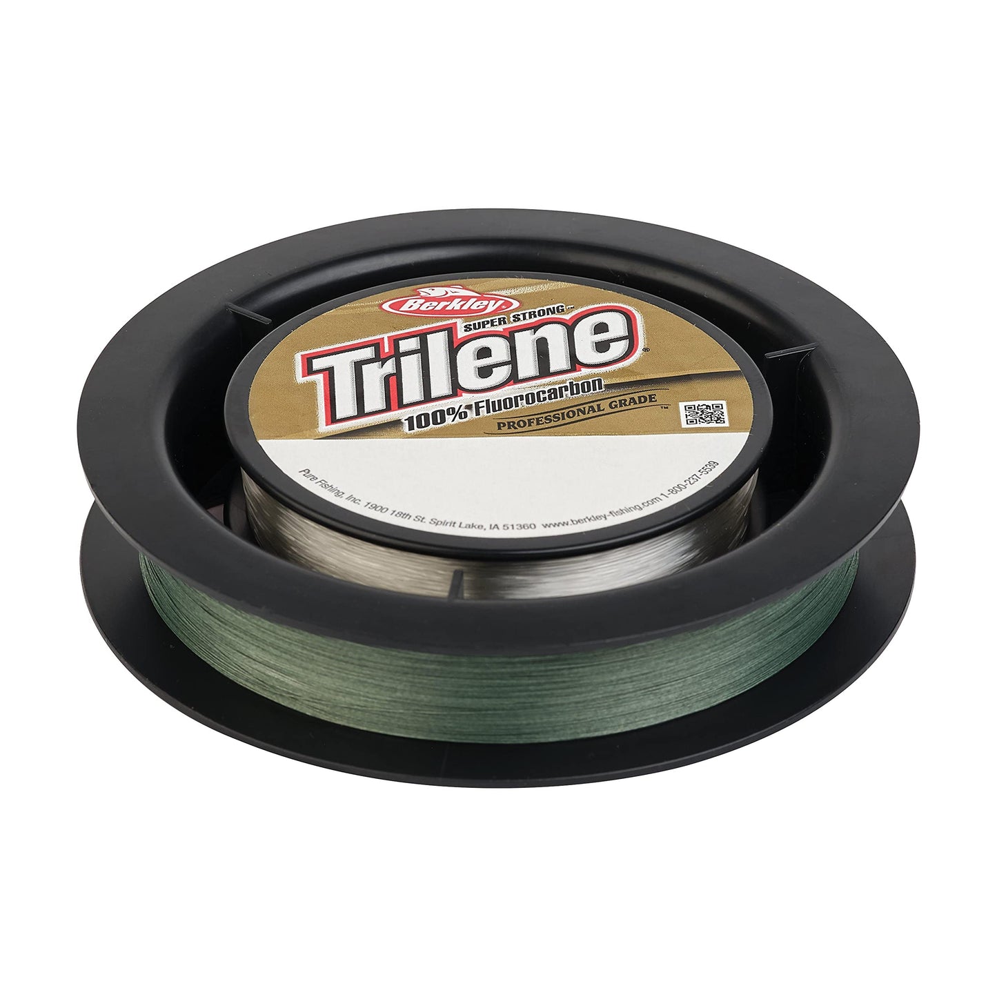 Spiderwire Berkley FireLine® Superline, Moss Green/Clear, 15lb | 6.8kg, 125yd | 114m Fishing Line, Suitable for Freshwater Environments