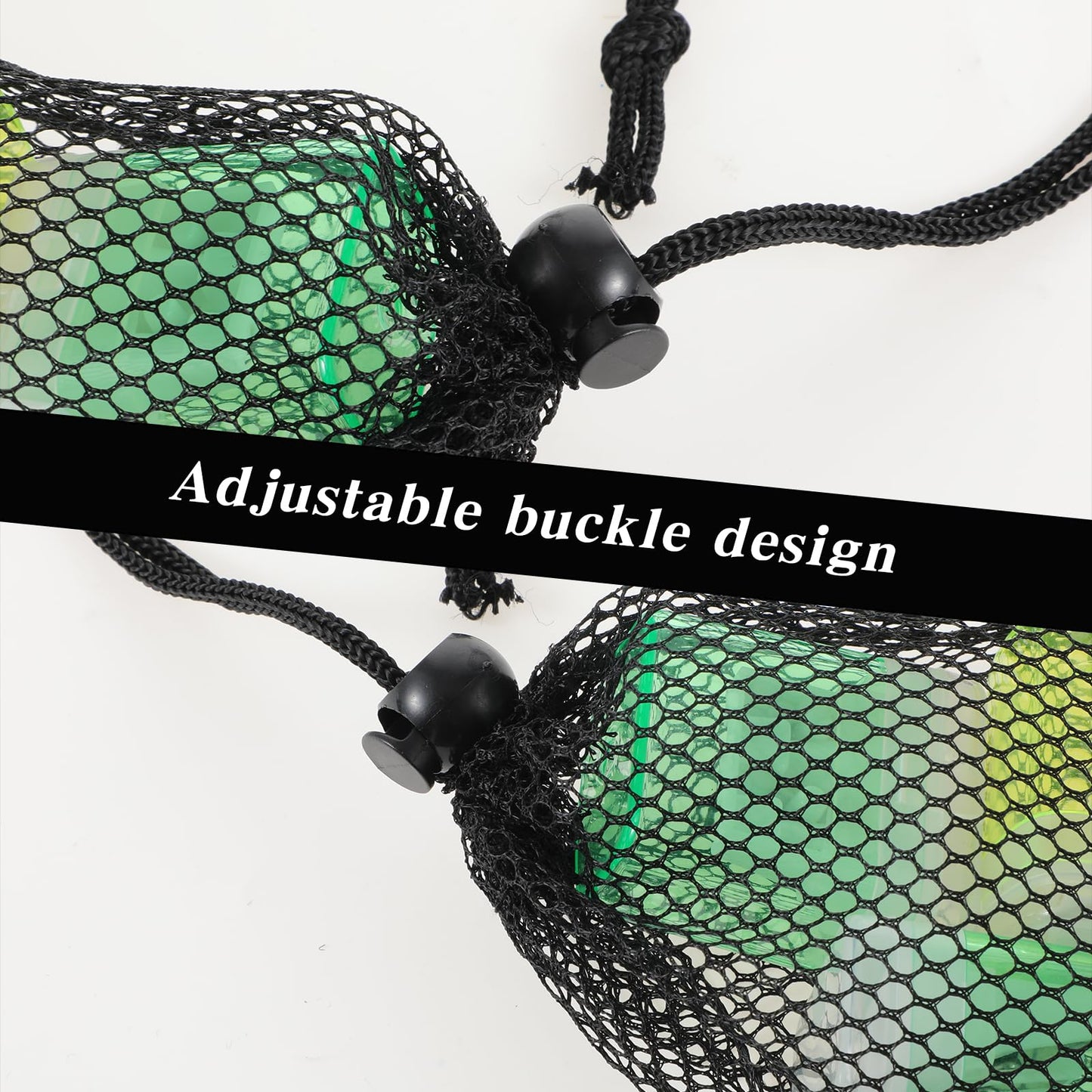 12 Pcs Small Mesh Bags Black Nylon Drawstring Bags with Cord Lock Closure Delicates Portable Travel Stuff Storage Bag for Gym Pool Toys Travel Cosmetics Washing Machine Bag