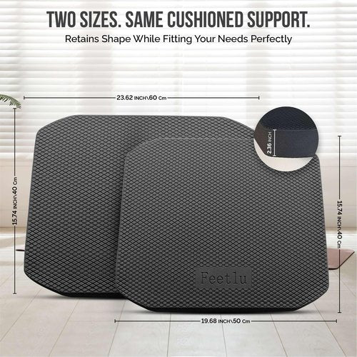 Feetlu Balance Pad – Premium POE Foam, Non-Slip Stability Pad for Physical Therapy, Yoga, Core Training & Rehab