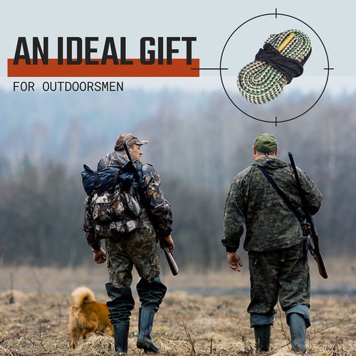 Ultimate Rifle Build Gun Snake - Reusable and Compact Gun Cleaning Rope (9mm.357.380.38cal)