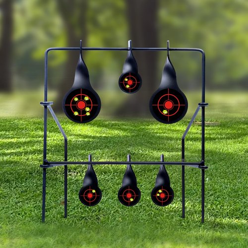 NYEONHRT 6" Shooting Targets Splatter Target Stickers, 100 Pcs Self Adhesive Paper Targets for Shooting Range with Fluorescent Yellow Impact Feedback for Gun and Archery Shooting Range (Yellow)