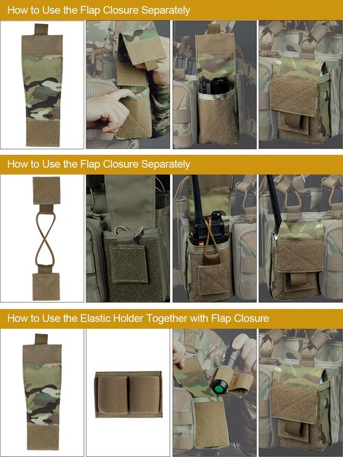 OneTigris Vulture Chest Rig, MOLLE Chest Rigs Tactical Chest Rig Dangler Pouch Utility Admin Pouch IFAK Medical Organizer