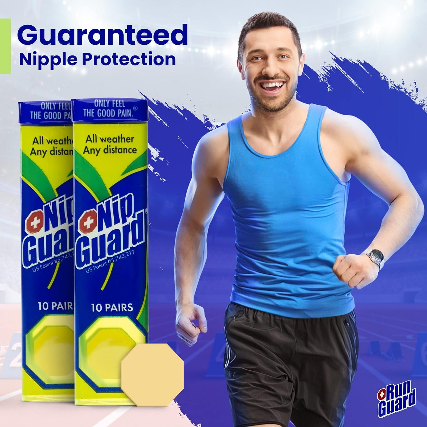 20, 60, 100 Anti-Chafing Nipple Covers for Endurance Athletes. - Guaranteed Nipple Protection Since 1998