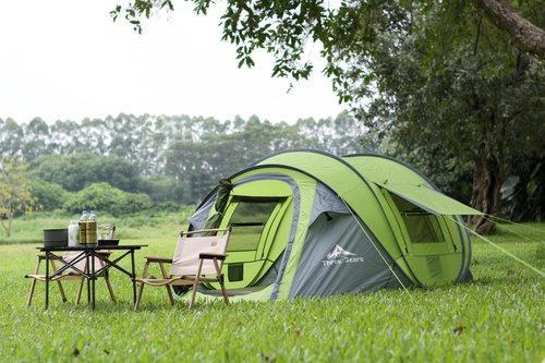 ThreeBears Instant Pop-Up Tent?? Person Tent with Easy Automatic Setup, Ideal for Camping, Traveling, and Outdoor Adventures. Quick and Convenient Assembly