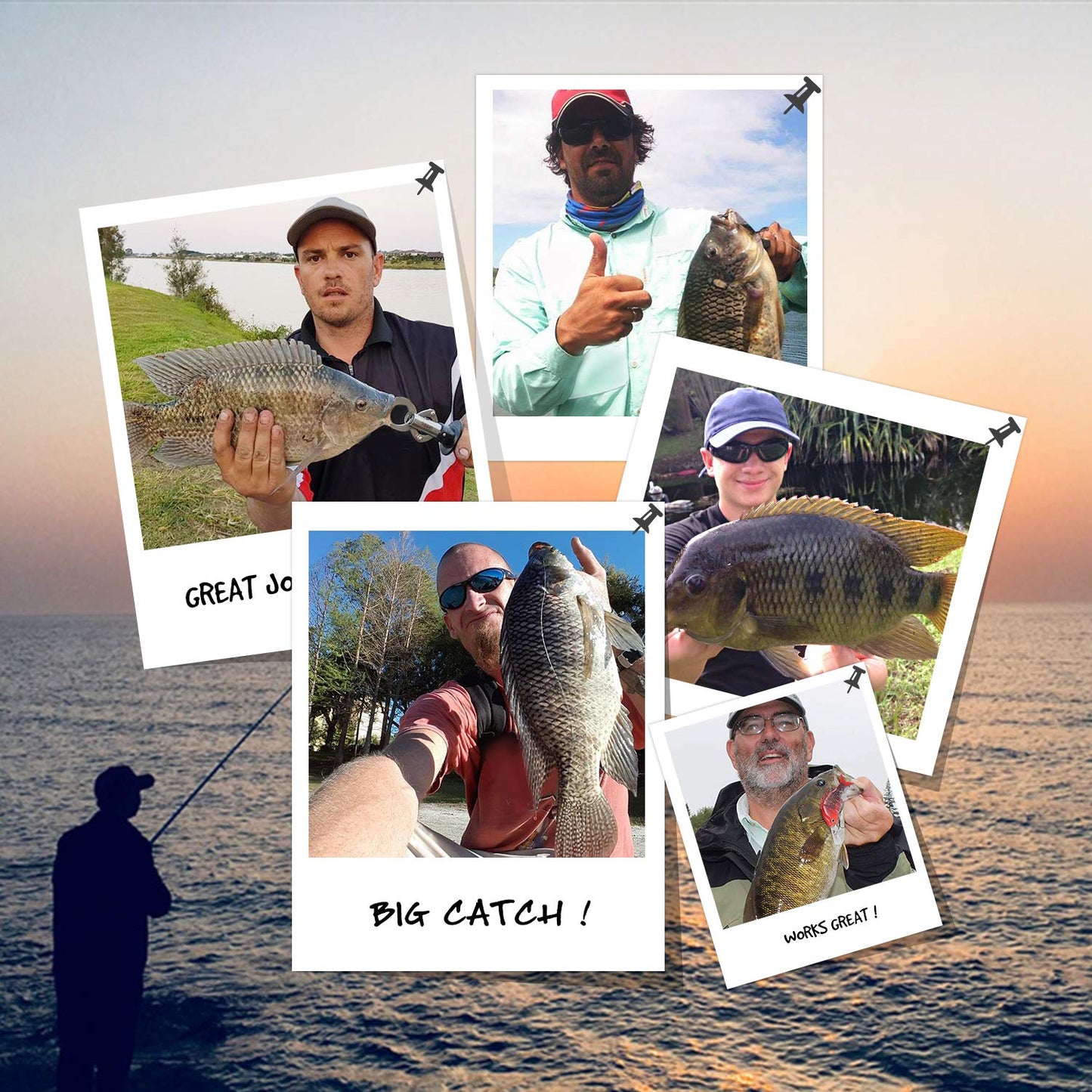 TRUSCEND Easy Catch SwimMax with BKK Hooks, Magic Noisy Wiggling and Vibrating Actions for More Bites, Lifelike Fishing Lures for Bass Trout Walleye Crappie, Strongest Dyneema Fiber Jointed Swimbaits