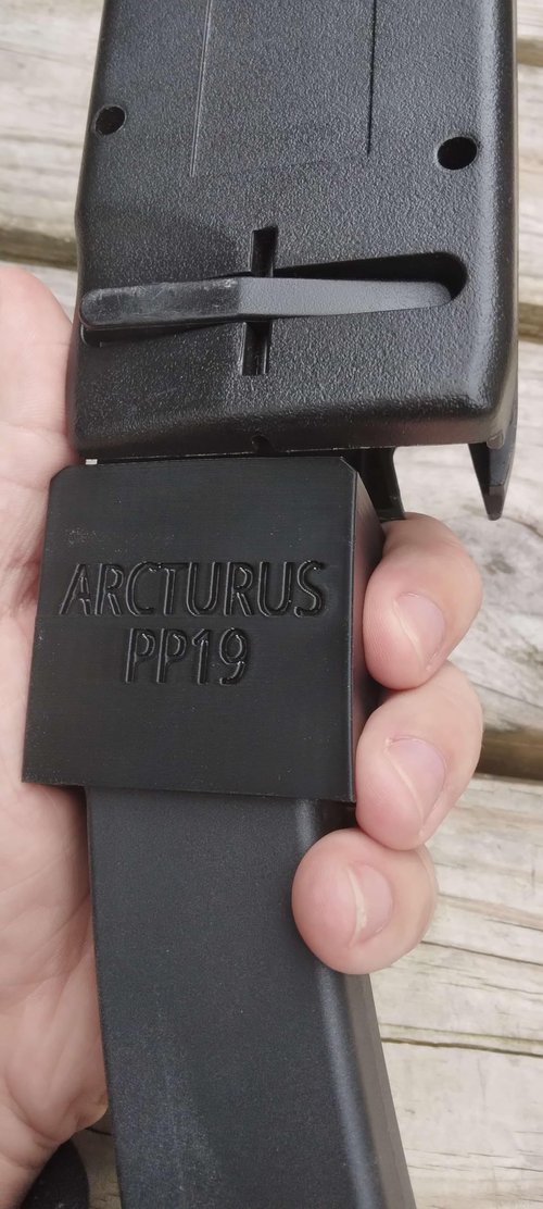 Cedar3D Airsoft Arcturus PP19 AEG Odin Speedloader Adapter