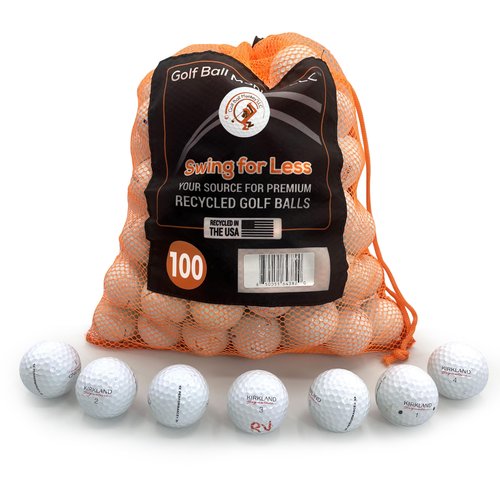 Golf Ball Monkey Cheap Recycled Kirkland Signature Golf Balls 100 Pack in Good Condition Kirkland Used Signature Performance Plus Golf Balls for Men and for Women