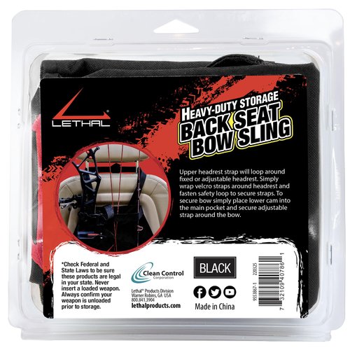 LETHAL Back Seat Bow Sling for Transport and Storage