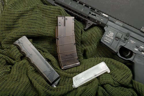 Evike Airsoft - 6mmProShop 400 Round Airsoft Thin Universal 6mm Speed BB Loader (Color: Gray)