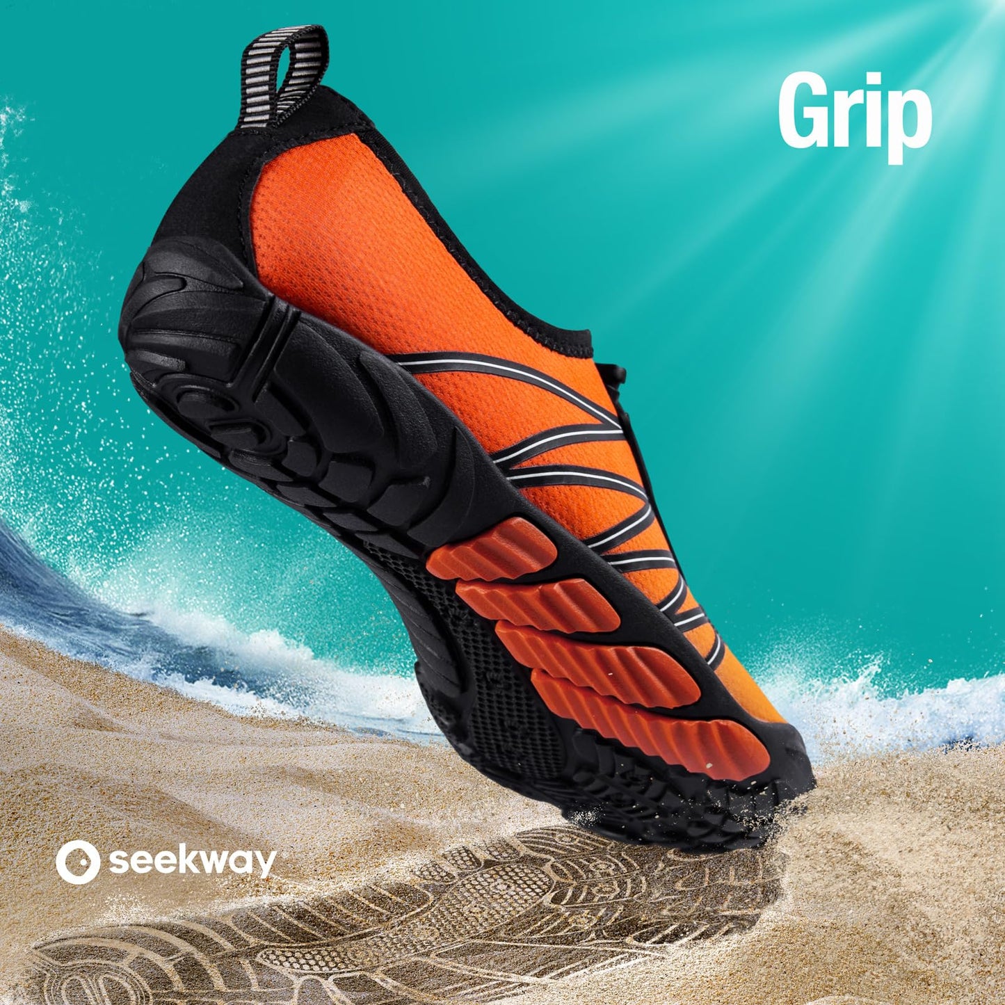 SEEKWAY Water Shoes for Women Adult Quick-Dry Aqua Sock Barefoot Men for Beach Swim River Pool Lake Hiking Kayaking Surfing
