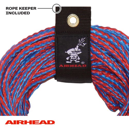 Airhead Water Ski Rope with Rubber Handle, 1 Section, 75-Feet