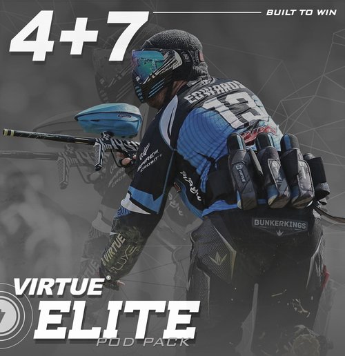 VIRTUE Elite Paintball Harnesses (4+7 Graphic Black)