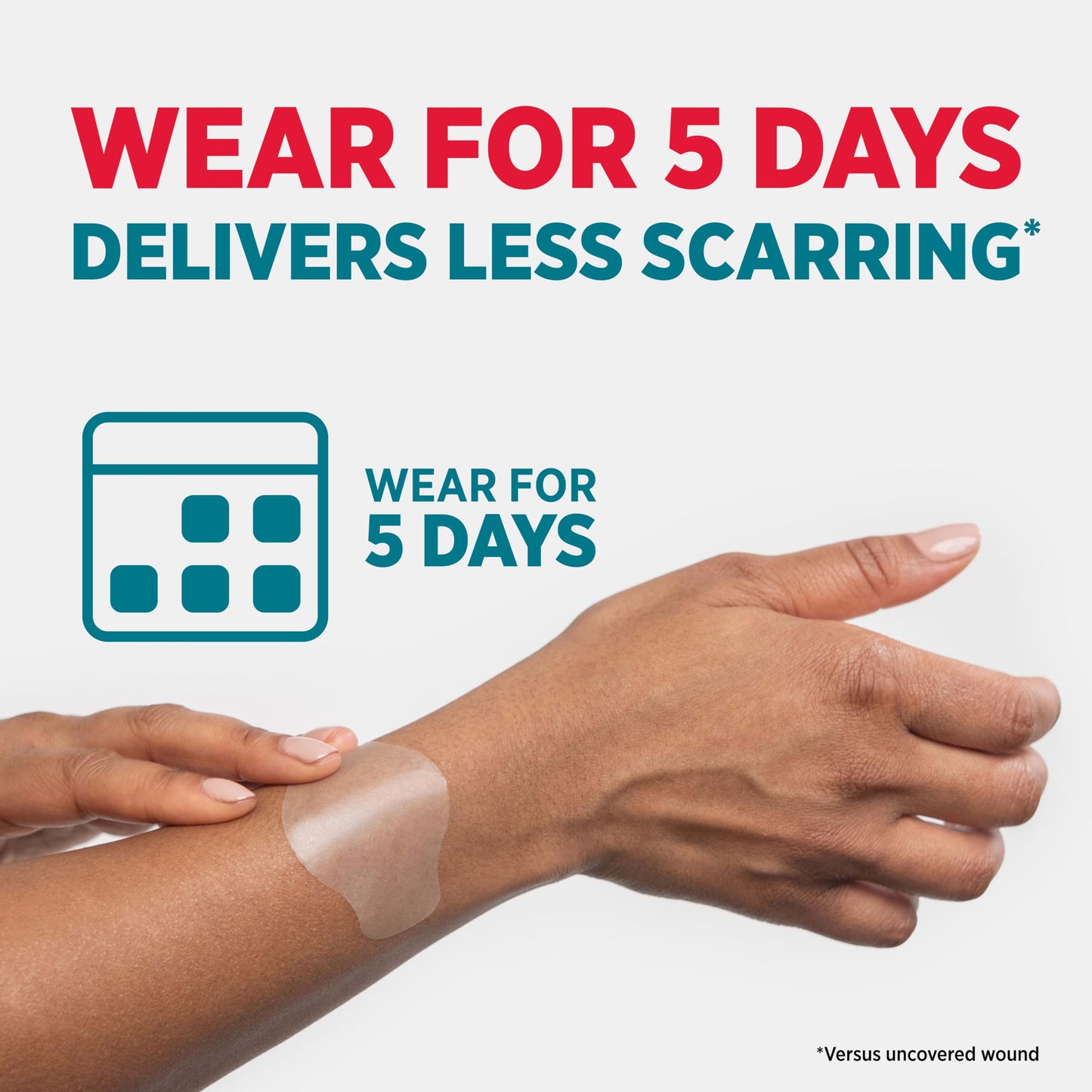 BAND-AID Brand Pro Heal 5 Day Protect, Ultra-Thin Hydrocolloid for Advanced Healing, 100% Waterproof First Aid Adhesive Bandages Provide Less Scarring Than Uncovered Wound, Assorted Sizes, 14 Count