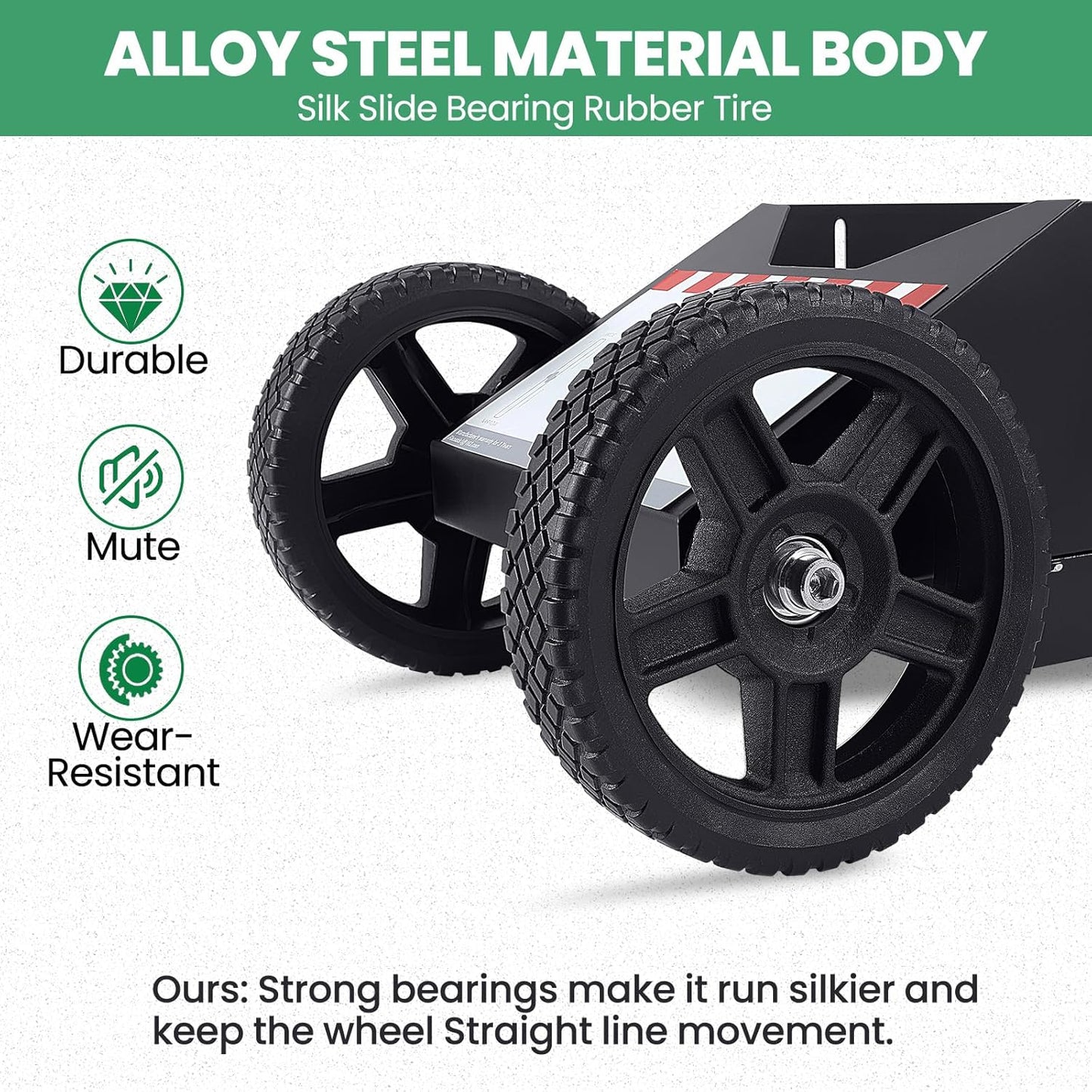 2395000 Striping Machine,Compatible with Rust-Oleum Inverted Marking Spray Paint,Ready-to-Use Parking Line Striper,2"-4" Adjustable Spray Width,for Various Road Surfaces,Parking Lot Striping Machine