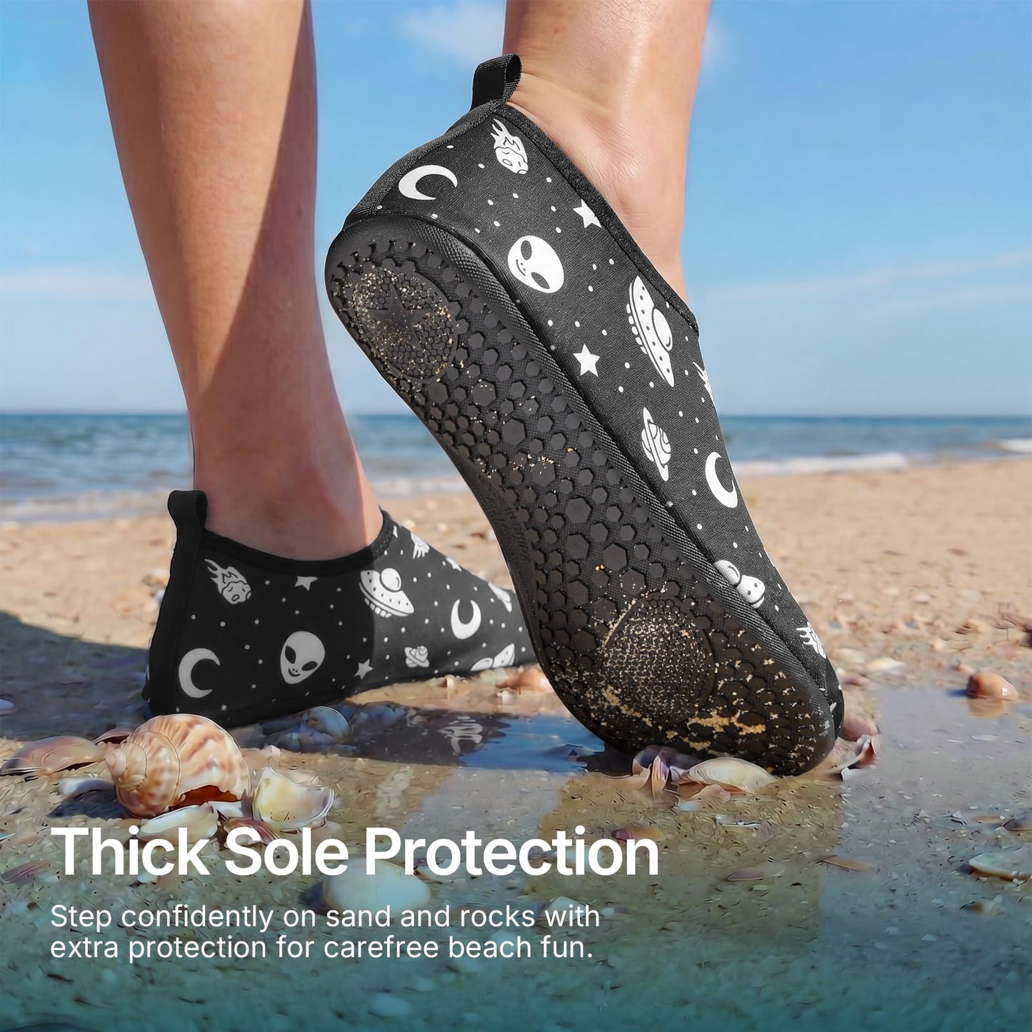 Water Shoes for Women Men Quick-Dry Aqua Socks Swim Beach Outfits Barefoot