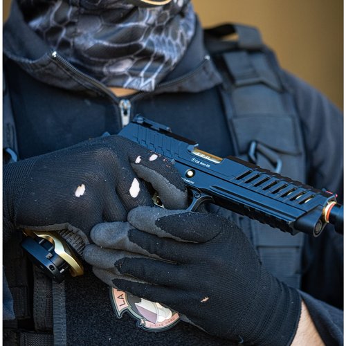 Lancer Tactical Knightshade Hi-Capa Gas Blowback Full Metal Airsoft Pistol-330 FPS