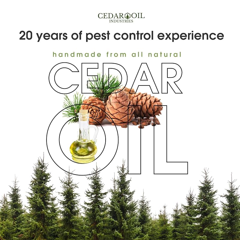 Evictor Cedar Oil Spray 32 oz - Natural Insect Repellent & Indoor Pest Control (Pack of 1)