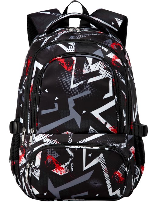 BLUEFAIRY Kids Backpacks for Boys Girls Elementary Primary Middle School Bookbags Back to School Bags for Childs Age 6-8 Mochilas Escolares para Niños Niñas 17 Inch Dark Black