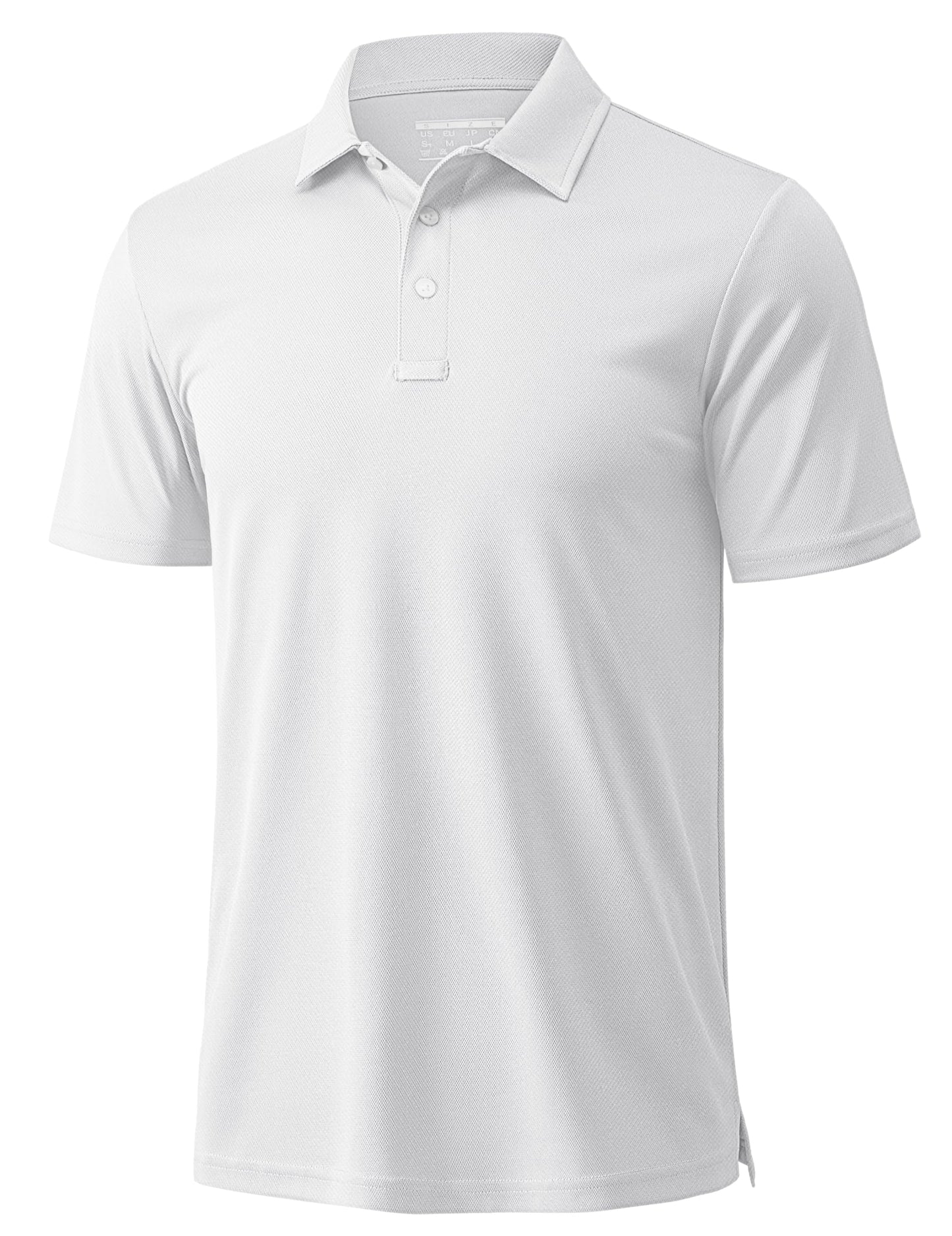 MAGCOMSEN Men's Polo Shirts Short Sleeve Athletic Pique Golf Shirt Dry Fit Performance Casual Work Polos for Men