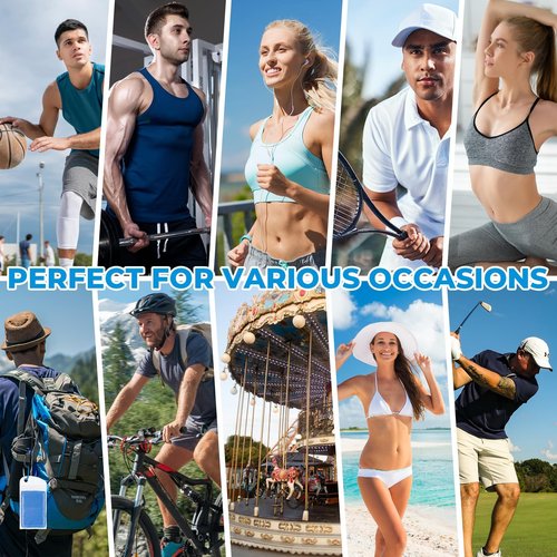 Cooling Towels for Neck and Face, Ice Towel for Hot Weather, Soft Breathable Instant Towel, Cool Rags for Yoga, Golf, Sport, Gym, Workout, Camping, Fitness, Outdoor