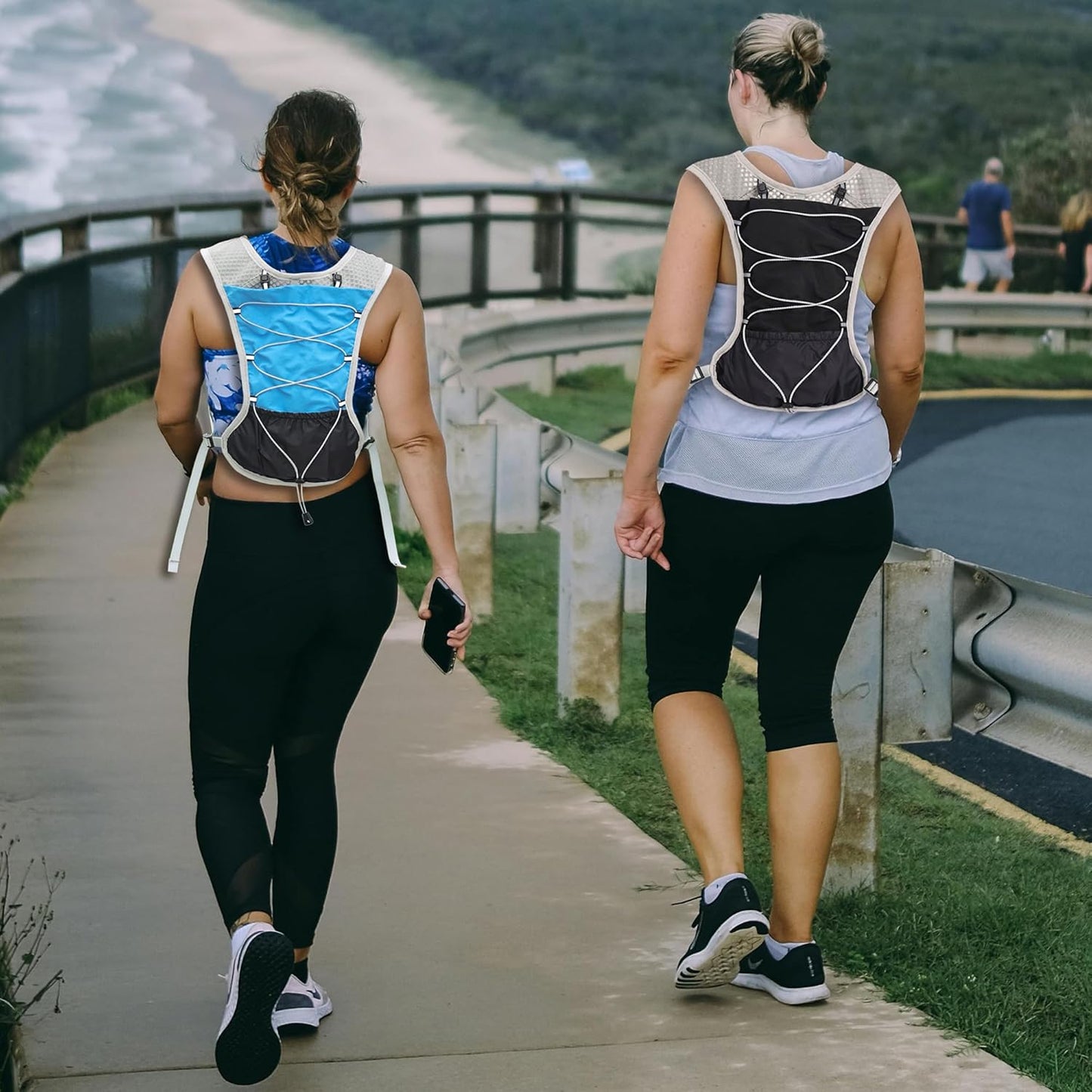 Hydration Running Vest Ultra-Lightweight for Women Men [2025 Upgraded], Breathable All-Weather Water Vest Hiking Backpack, Adjustable Water Backpack for Hiking, Cycling, Trail Marathon Race