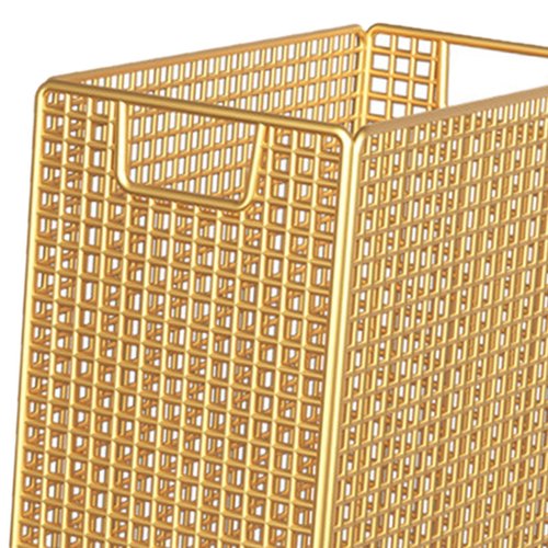 Aosekaa Yoga Mat Storage Basket Cart Wheeled Portable Laundry Basket Home Gym Storage Rack for Living Room Dorm Outdoor Yoga Blocks, Gold