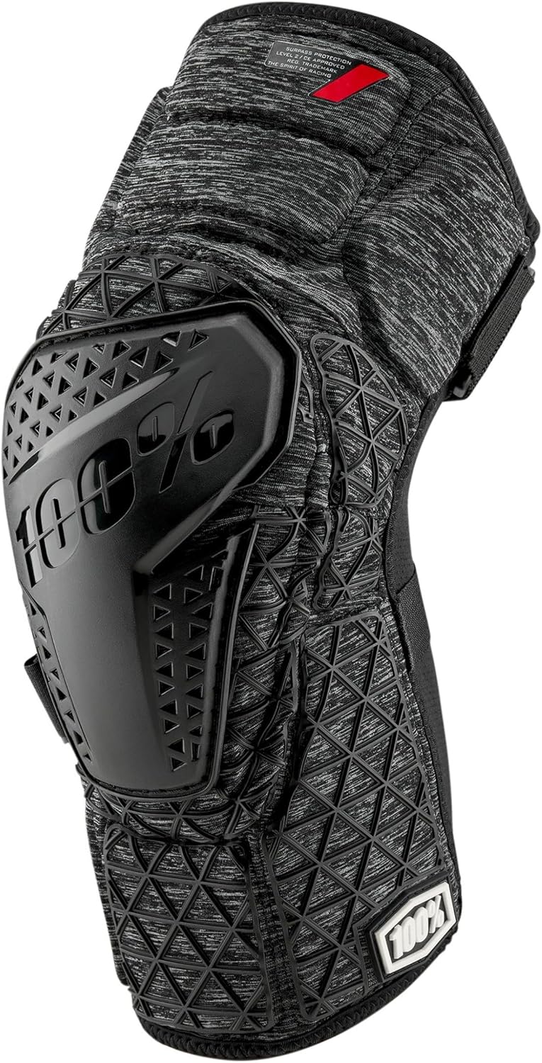 100% Surpass Mountain Biking Knee Pad - MTB & BMX Protection - Heavy Duty Hard Plastic and Smartshock Impact Absorbing Foam Padding