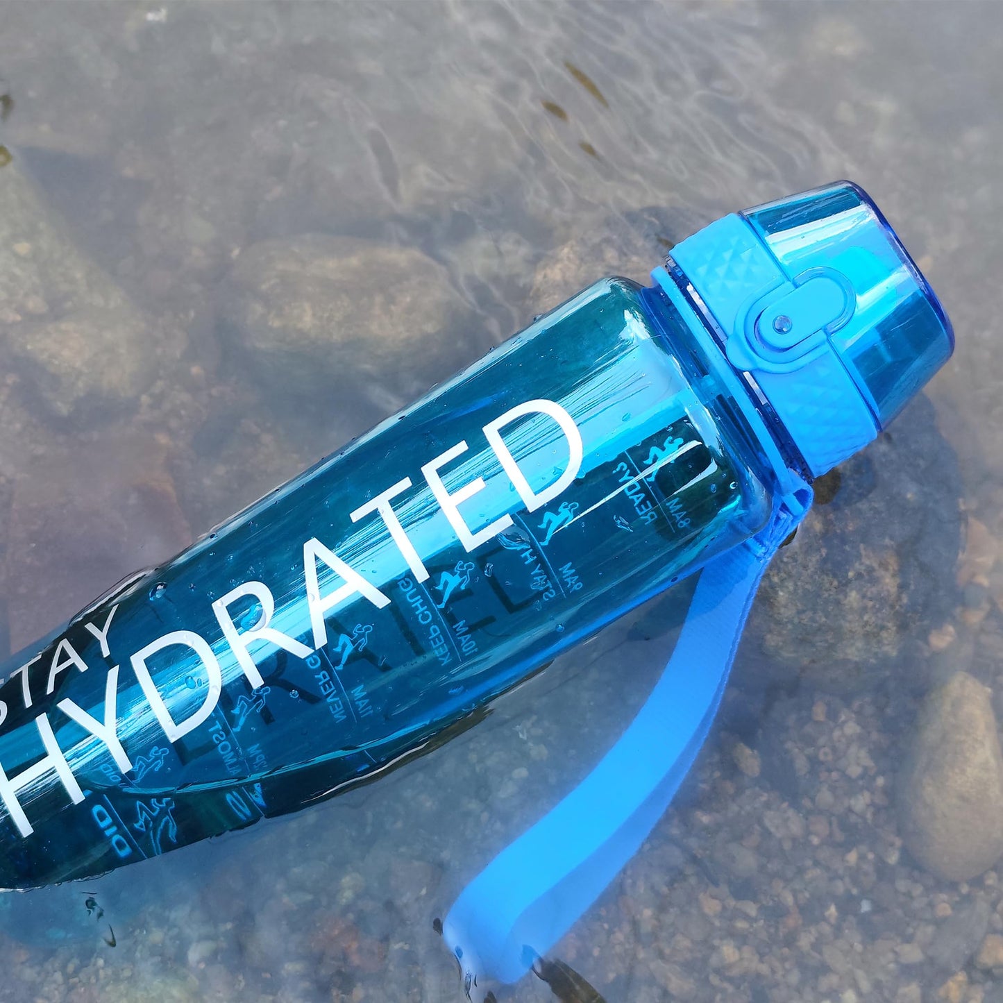GOPPUS Water Bottle Clear Water Bottles 32oz Motivational with Time Marker Tritan BPA Free Sports Water Bottles Wide Mouth for Gym Travel Home School Office