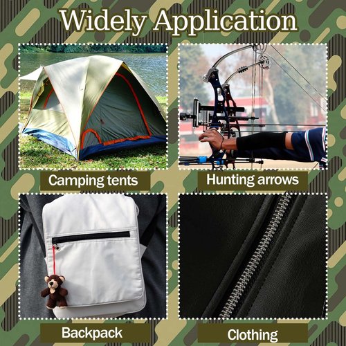 6Pcs Hunting Zipper Wax Sticks Portable Snap Lubricant Sticks Camouflage Snap Stick Zipper Lubricant Zipper Lube for Hunting Clothing Backpacks Tents Wetsuits Drysuits